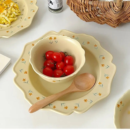Ceramic Lovely Simple French Retro Tableware